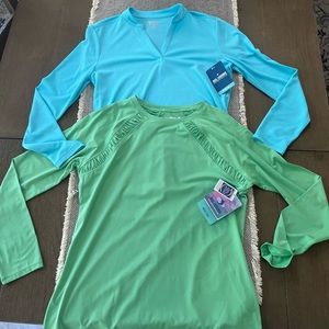 Two Women’s Med Reel Legends long sleeve shirts: New w/tags